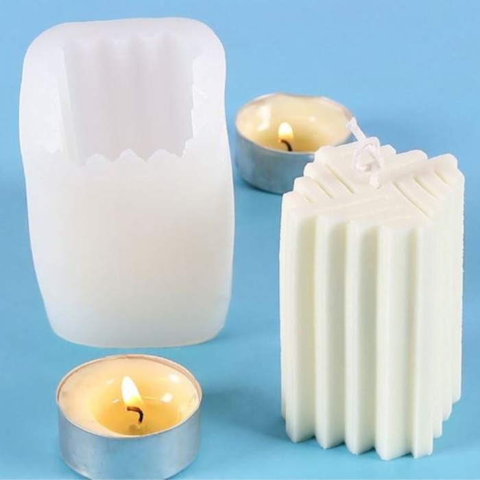 Молд силикон для свечи Молд силикон для свечи "Пенелопа" 5,6х5,6х12,7 см