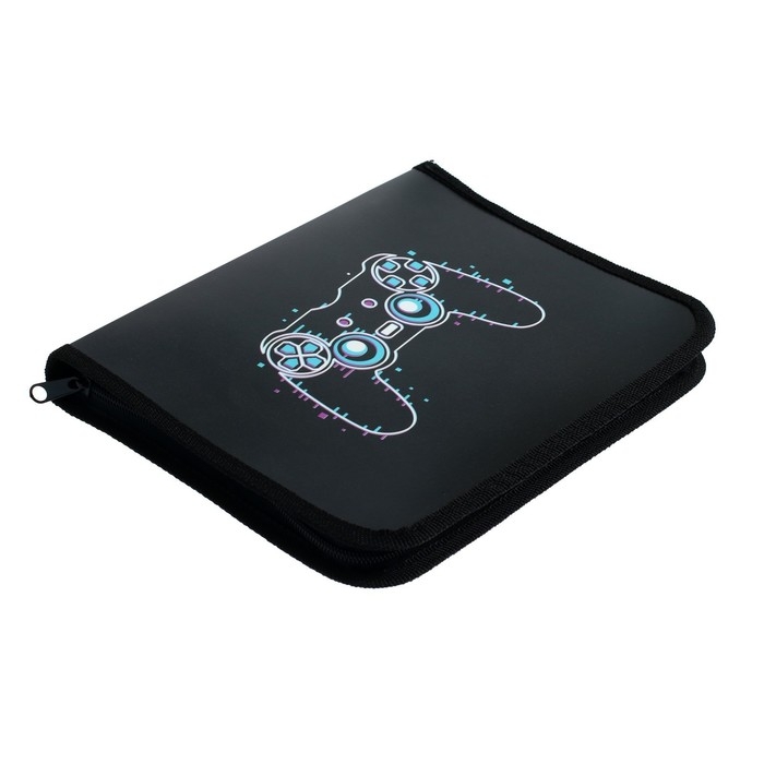 Папка для тетрадей А5, 180 х 230 х 25 мм, молния вокруг, пластиковая 0.5, ПМ-А5-04 Calligrata Папка для тетрадей А5, 180 х 230 х 25 мм, молния вокруг, пластиковая 0.5, ПМ-А5-04 Calligrata "Гейм"