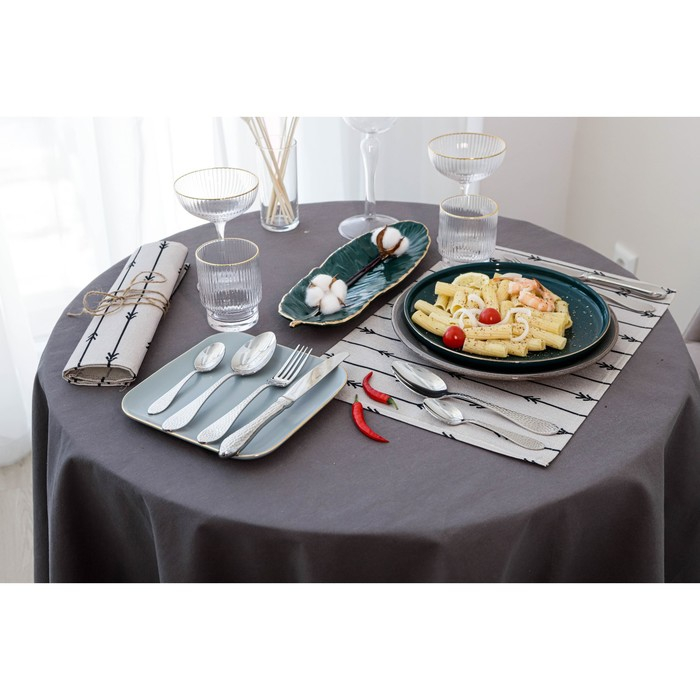 Блюдо керамическое сервировочное «Рапсодия. Лист», 36×12×4 см, цвет зелёный Блюдо керамическое сервировочное «Рапсодия. Лист», 36×12×4 см, цвет зелёный