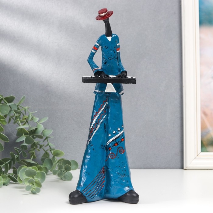 Сувенир полистоун  Сувенир полистоун "Джазмен - клавишник" 27х9,5х5,5 см