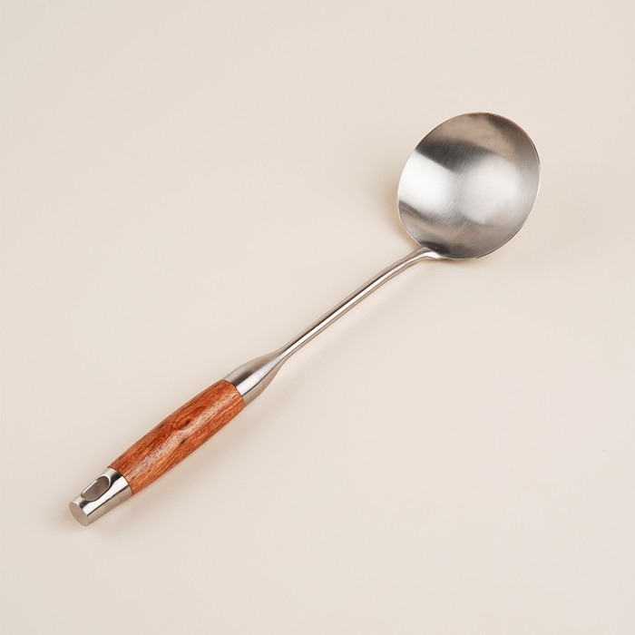 Половник из нержавеющей стали SL Home, «Рустик» 38×10 см, цвет серебряный Половник из нержавеющей стали SL Home, «Рустик» 38×10 см, цвет серебряный