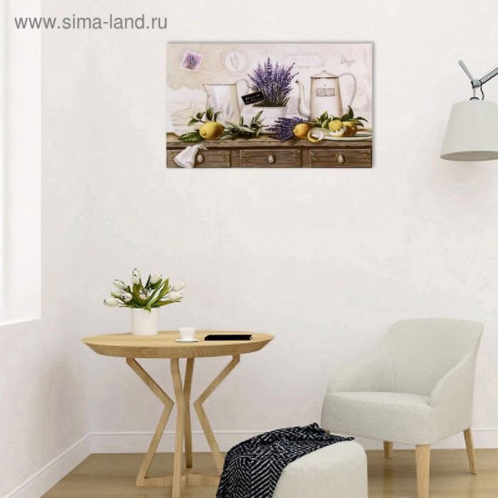 Картина-холст на подрамнике Картина-холст на подрамнике "Натюрморт" 60х100 см