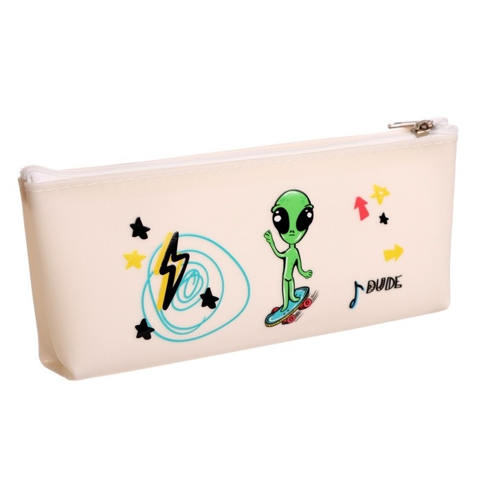 Пенал школьный на молнии Пенал школьный на молнии "Инопланетянин", МИКС