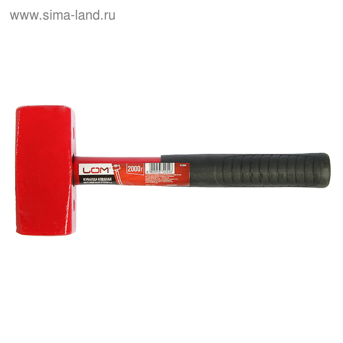 Кувалда ЛОМ, металлическая обрезиненная рукоятка, 2 кг Кувалда ЛОМ, металлическая обрезиненная рукоятка, 2 кг