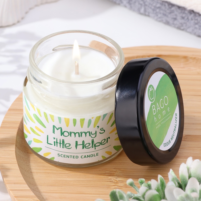 Свеча ароматическая в банке  Свеча ароматическая в банке "Яблочный сок", совый воск, 80 г