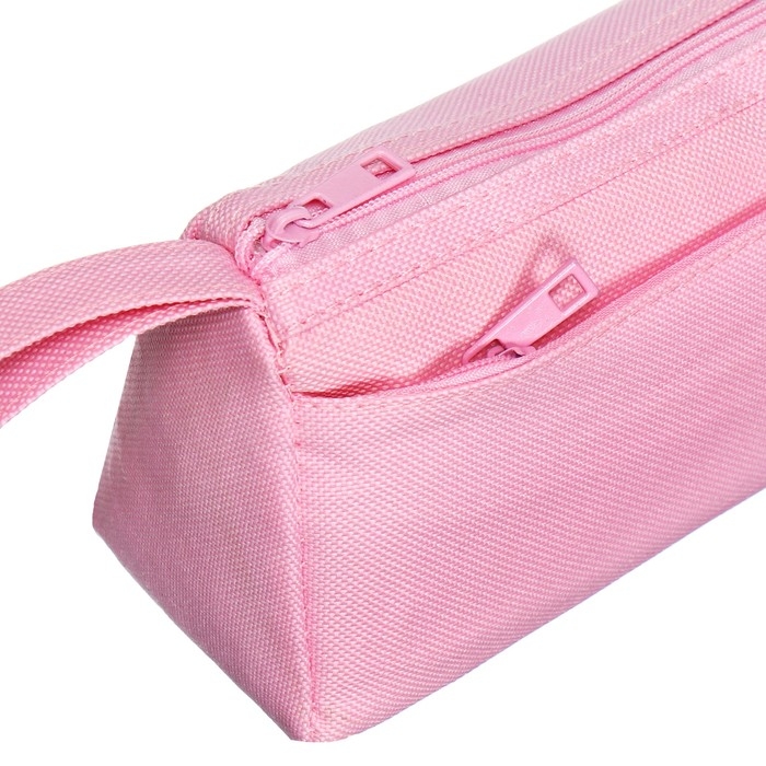 Пенал школьный на молнии Calligrata Пенал школьный на молнии Calligrata "Классика", 2 отделения, розовый