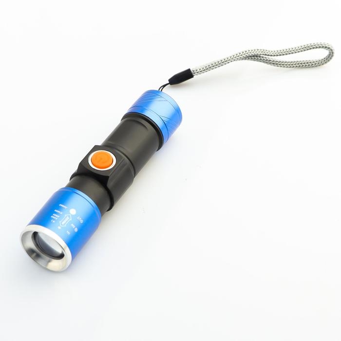 Фонарь ручной аккумуляторный 3 Вт, 800 мАч, XPE, zoom, 3 режима, 10.3 х 2.5 см Фонарь ручной аккумуляторный 3 Вт, 800 мАч, XPE, zoom, 3 режима, 10.3 х 2.5 см