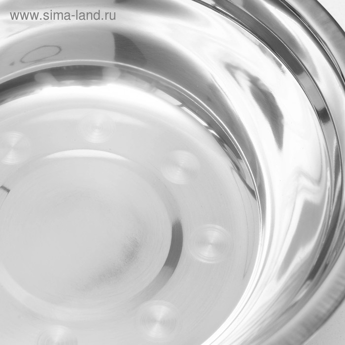 Подставка с мисками, 2 х 2 л, высота 50 см, разборная, чёрная Подставка с мисками, 2 х 2 л, высота 50 см, разборная, чёрная