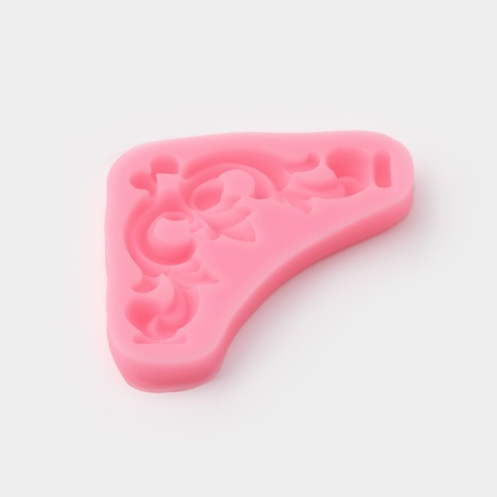 Молд Доляна «Лепнина», силикон, 10,5×6×1 см, цвет розовый Молд Доляна «Лепнина», силикон, 10,5×6×1 см, цвет розовый