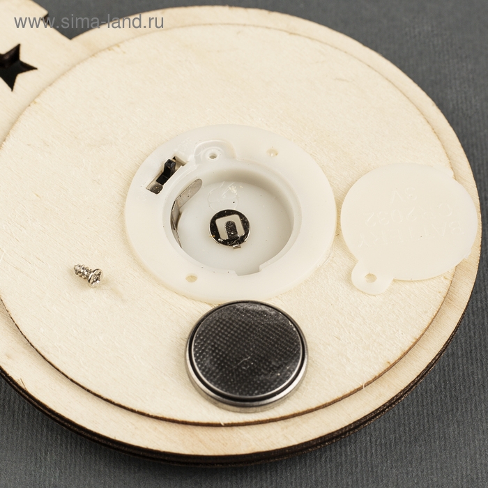 Ёлочная игрушка «Шар с оленем», от батареек, свечение тёплое белое Ёлочная игрушка «Шар с оленем», от батареек, свечение тёплое белое