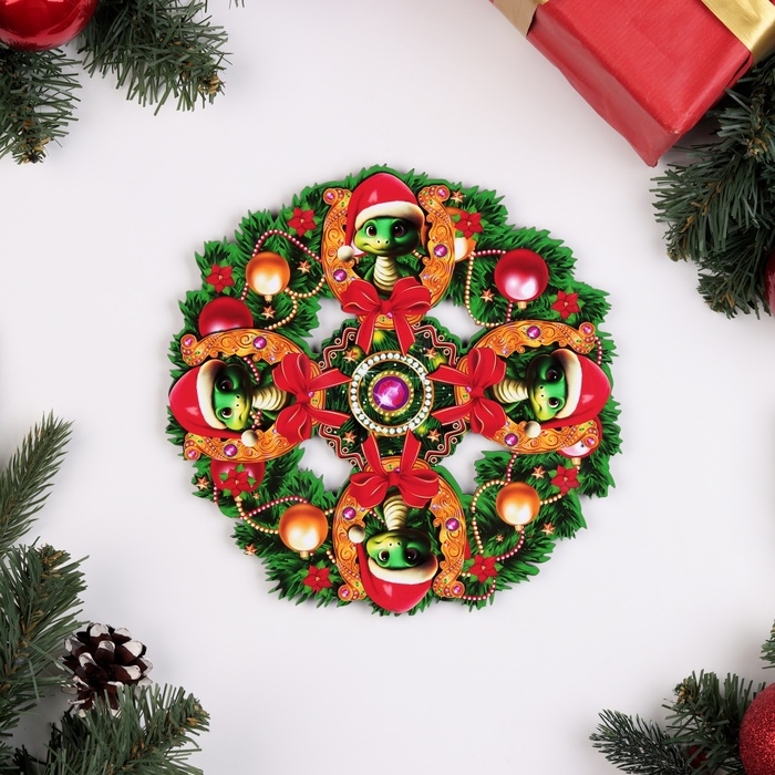 Набор Набор "Золотая подкова", подставка под горячее и 2 подстаканника, D-20,5 см