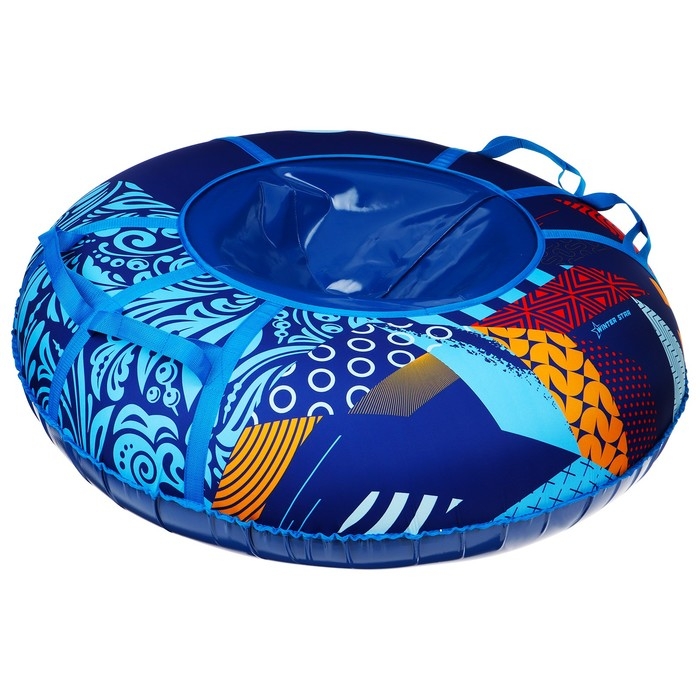 Тюбинг-ватрушка Winter Star «Абстракция», диаметр чехла 120 см Тюбинг-ватрушка Winter Star «Абстракция», диаметр чехла 120 см