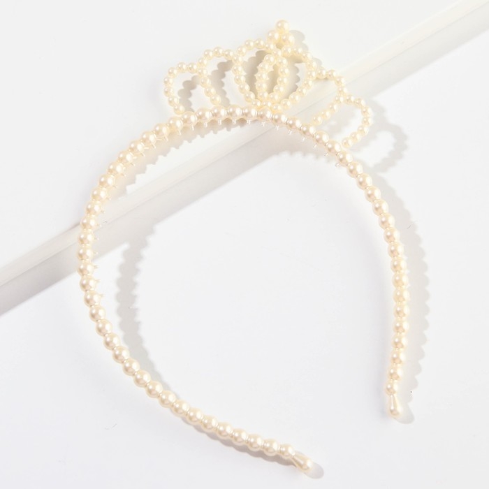 Ободок для волос с короной новогодний «Красавица» на Новый год, ширина 12 см Ободок для волос с короной новогодний «Красавица» на Новый год, ширина 12 см