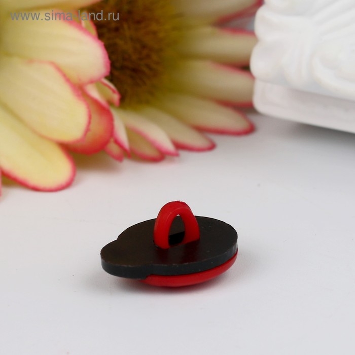 Набор пуговиц пластик Набор пуговиц пластик "Божья коровка" 1,4х1,1 см н-р 20 шт 11,2х1,5х7 см