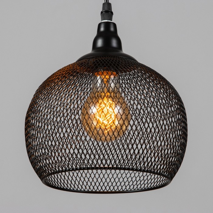 Светильник BayerLux Светильник BayerLux "Шар" 1х40Вт E27 черный 22х22х110 см.