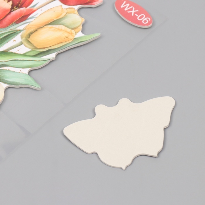 Наклейка пластик интерьерная Наклейка пластик интерьерная "Тюльпаны" 40х31 см