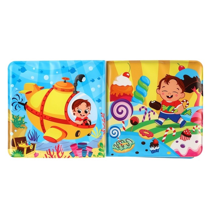 Книжка - игрушка для ванны «Мои сновидения», с фигуркой, Крошка Я Книжка - игрушка для ванны «Мои сновидения», с фигуркой, Крошка Я