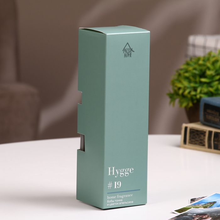 Диффузор ароматический Hygge #19 Бобы тонка и цветок апельсина 100 мл Диффузор ароматический Hygge #19 Бобы тонка и цветок апельсина 100 мл