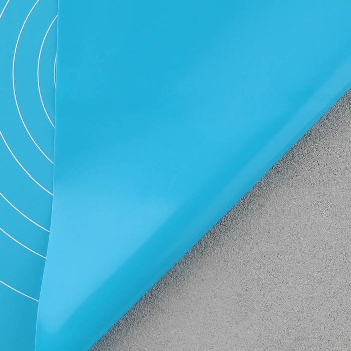 Силиконовый коврик для выпечки «Тесто для пиццы», 50 х 40 см, цвет голубой Силиконовый коврик для выпечки «Тесто для пиццы», 50 х 40 см, цвет голубой