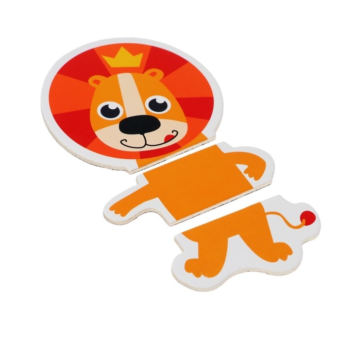 Развивающие магниты «Собери зверей» (набор 24 шт) Развивающие магниты «Собери зверей» (набор 24 шт)