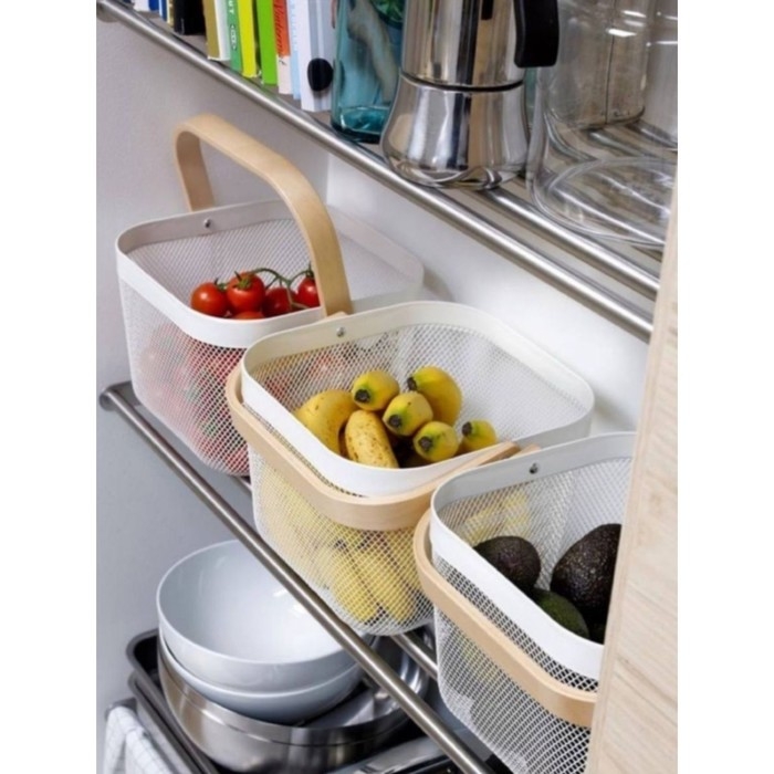 Корзинка универсальная LaDо́m, 26,5×25,5×18 см, цвет белый Корзинка универсальная LaDо́m, 26,5×25,5×18 см, цвет белый