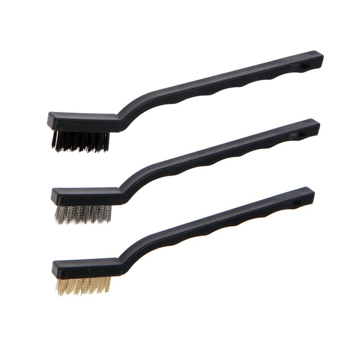 Набор щеток металлических ручных ТУНДРА, пластиковые рукоятки, малые, 3 шт. Набор щеток металлических ручных ТУНДРА, пластиковые рукоятки, малые, 3 шт.