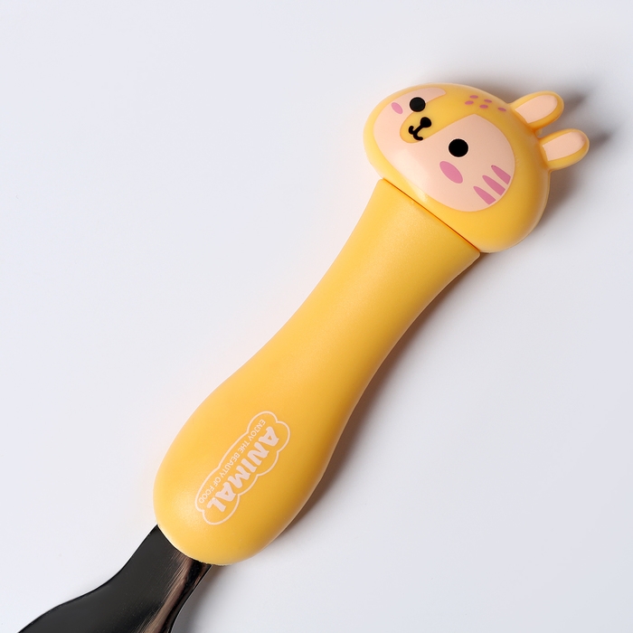 Набор детских столовых приборов в футляре «Тигрята», вилка, ложка Набор детских столовых приборов в футляре «Тигрята», вилка, ложка