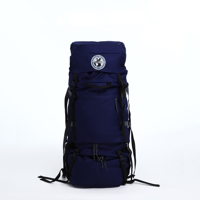 Рюкзак туристический, Taif, 100 л, отдел на шнурке, 2 наружных кармана, цвет синий Рюкзак туристический, Taif, 100 л, отдел на шнурке, 2 наружных кармана, цвет синий
