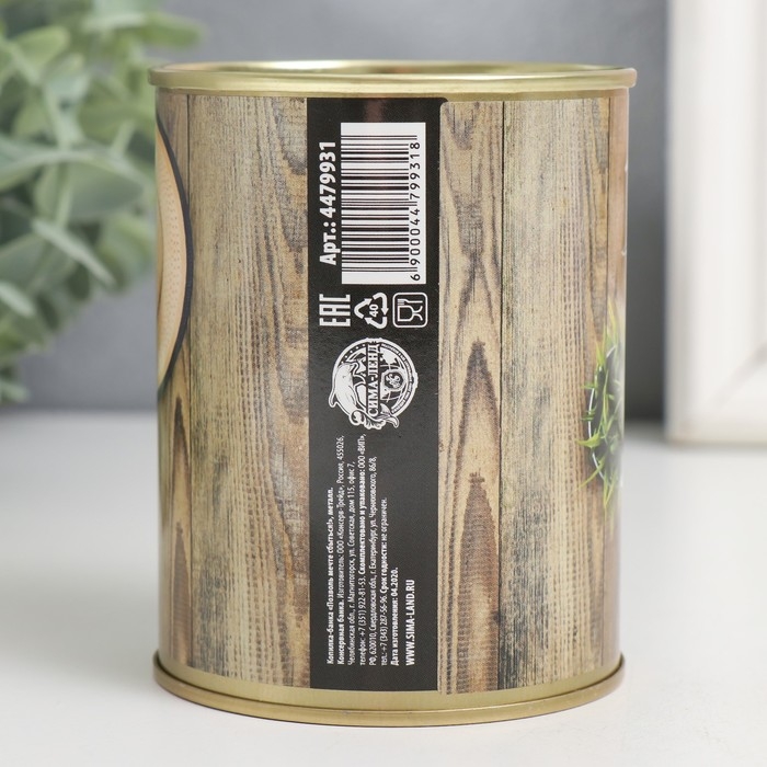 Копилка-банка металл Копилка-банка металл "Позволь мечте сбыться!" 7,3х9,5 см