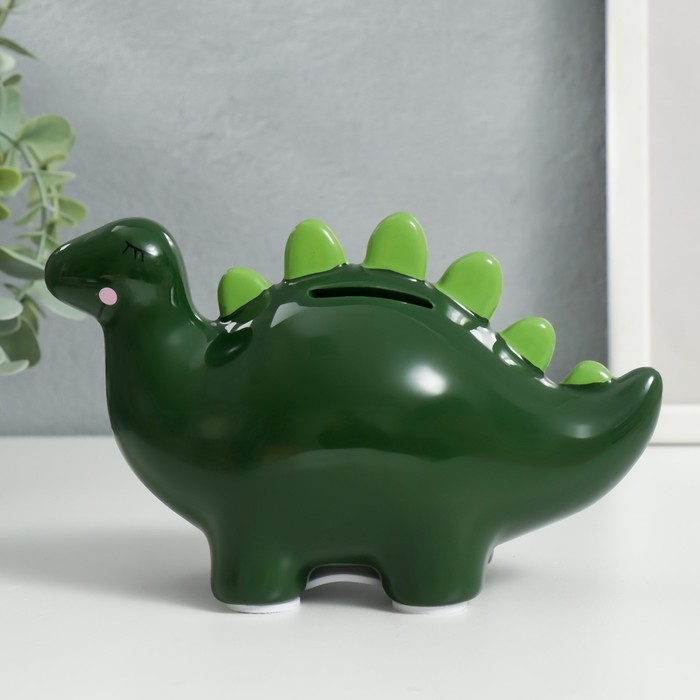 Копилка керамика Копилка керамика "Стегозавр" 17х8,2х11,1 см