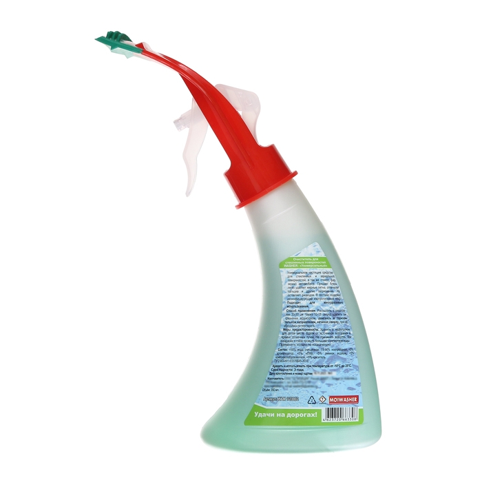 Очиститель стекол Мойщик с водосгоном  Очиститель стекол Мойщик с водосгоном "Универсальный" от -10 °C до +25 °C, 350 мл, триггер