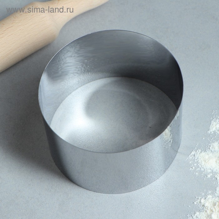 Форма для выпечки и выкладки «Круг», d-10, h-6,5 см Форма для выпечки и выкладки «Круг», d-10, h-6,5 см