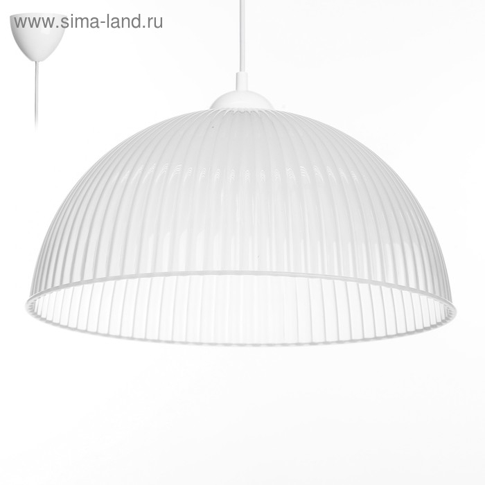 Люстра BayerLux Подвес BayerLuxная "Волна" E27 15Вт прозрачный 40х40х18(+60)см