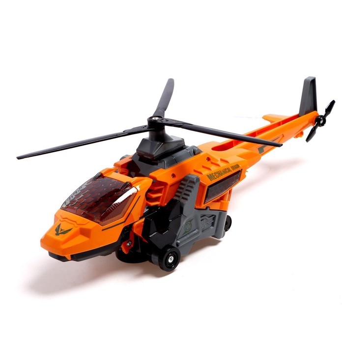 Робот «Вертолёт», трансформируется в динозавра, световые и звуковые эффекты, цвет МИКС