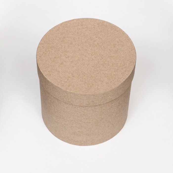 Шляпная коробка крафт, 13 х 13 см Шляпная коробка крафт, 13 х 13 см