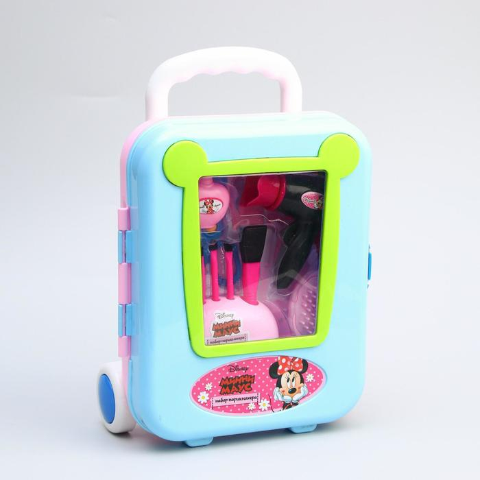 Набор парикмахера, в чемоданчике, МИКС, Минни Маус Набор парикмахера, в чемоданчике, МИКС, Минни Маус