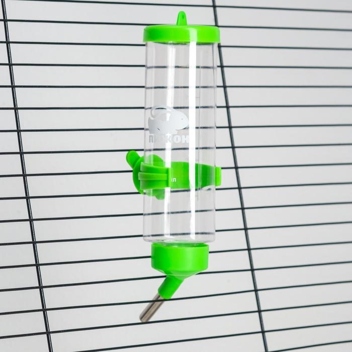 Поилка для грызунов  Поилка для грызунов "Пижон", 250 мл, зелёная