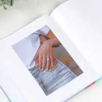 Фотоальбом на 100 фото 13х18 см "Сердца на веревочках" в коробке 5х18х20,5 см