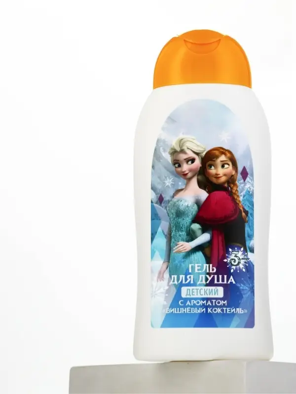 Детский гель для душа, аромат: вишневый коктейль, 300 мл, Снежная принцесса