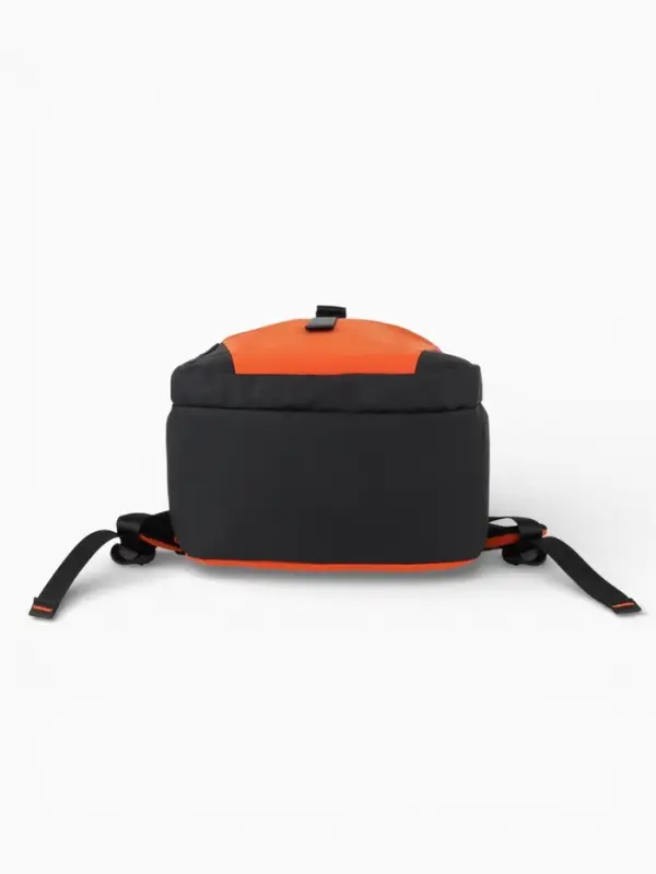 Рюкзак, 27*13*38,5 см, 2 отд 3н/карм, Комби, Водонепрон. дно, оранж/черн