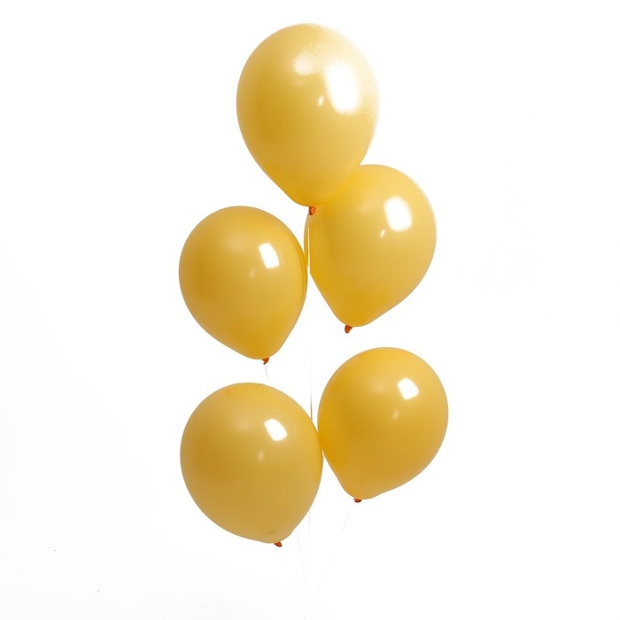 Шар латексный 12 Шар латексный 12", пастель, набор 100 шт., цвет лимонно-жёлтый