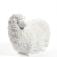 Копилка для денег &laquo;Баран малый&raquo;, неокрашенная, 12.5&times;16 см, белая