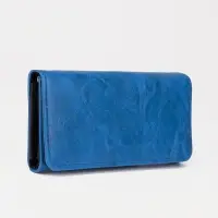 Кошелёк женский на магните, цвет синий