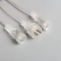 Гирлянда &laquo;Сосульки рифленые&raquo; 2.5&times;0.3 м, IP65, прозрачная нить, 192 LED, свечение белое с эффектом стекания, 12 В