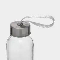 Бутылка для воды H=2O, 300 мл, h=17 см, стекло, прозрачная