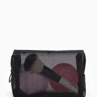 Косметичка дор Сетка 18*7,5*10, отд на молнии, черный Косметичка дор Сетка 18*7,5*10, отд на молнии, черный