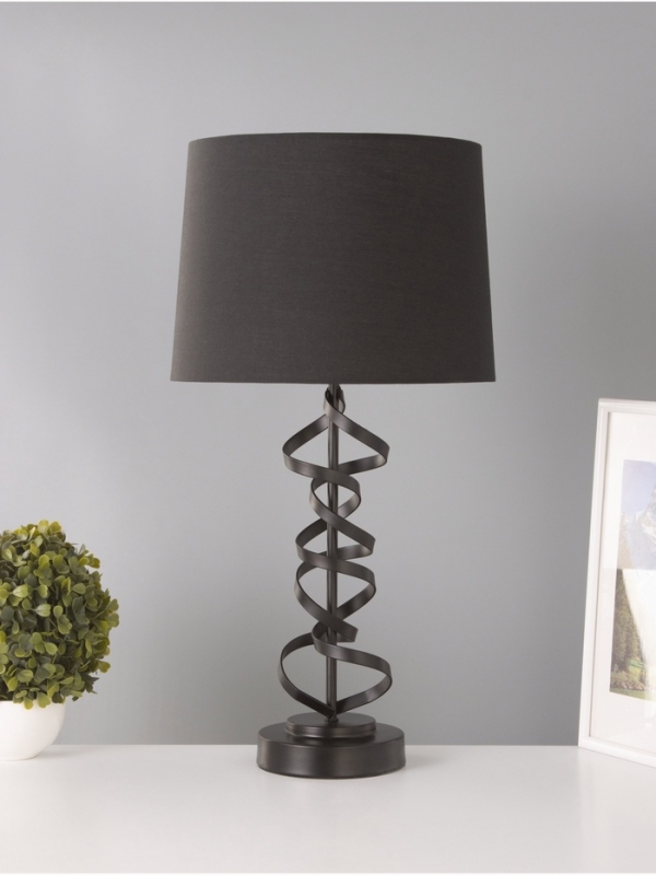 Настольная лампа Настольная лампа "Малави" Е27 40Вт черный 28х28х54 см