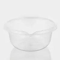 Миска с мерным делением, 4 л, пластик, прозрачная