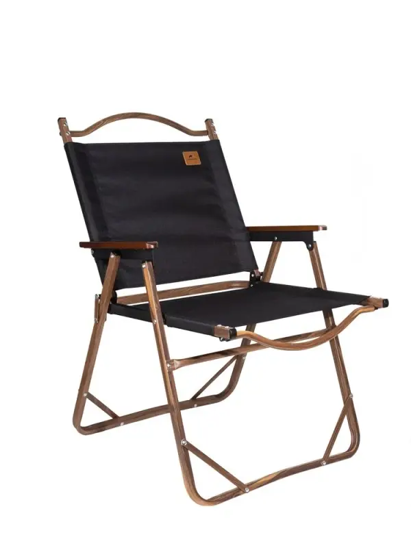 Стул MW02 складной, черный, темное дерево Стул MW02 складной, черный, темное дерево