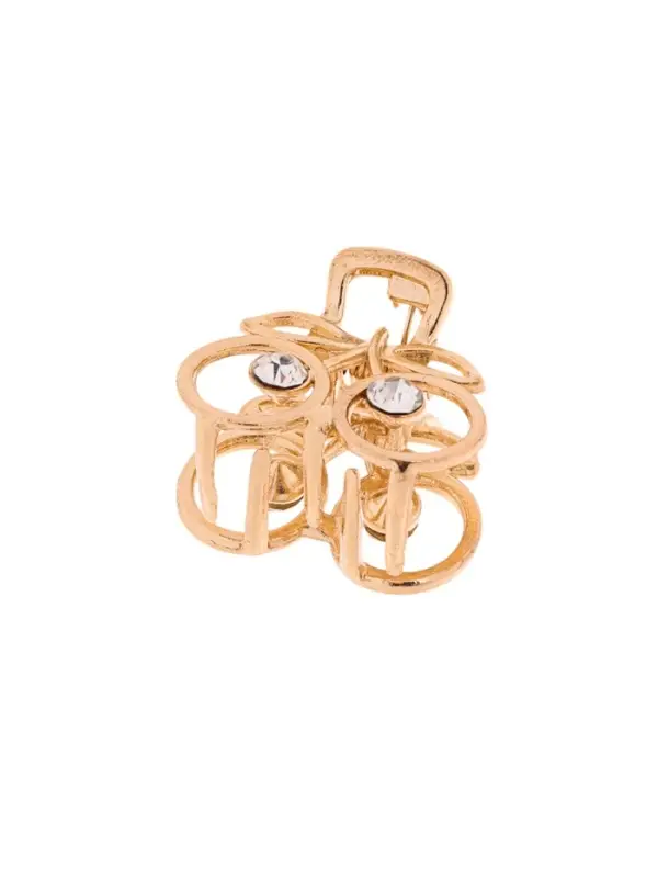 Крабик для волос «Маргарита», вишенки сверкание, 2.5 см, золото Крабик для волос «Маргарита», вишенки сверкание, 2.5 см, золото